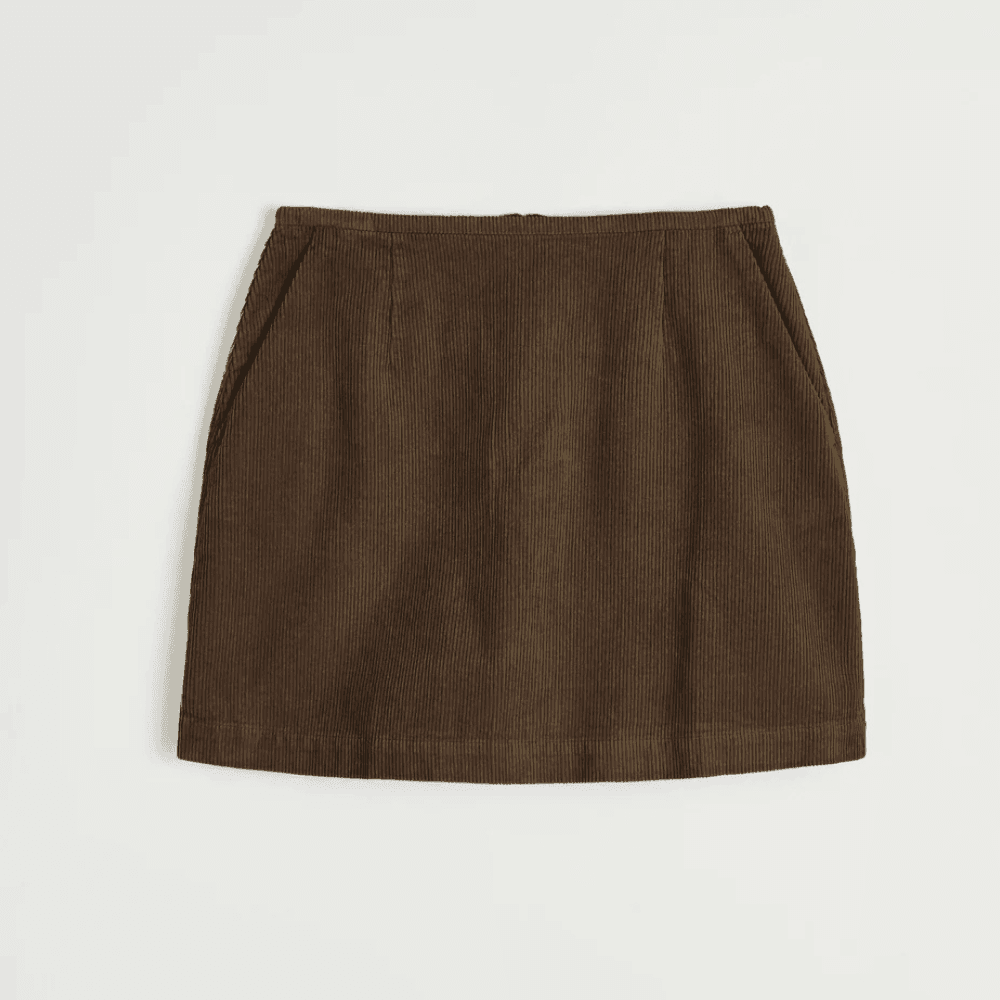 Aiayu / Mini Skirt Corduroy / Bark