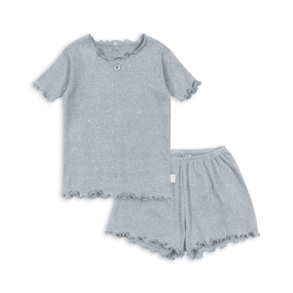 Konges Sløjd / Roli shorts og t-shirt sæt / blå glimmer