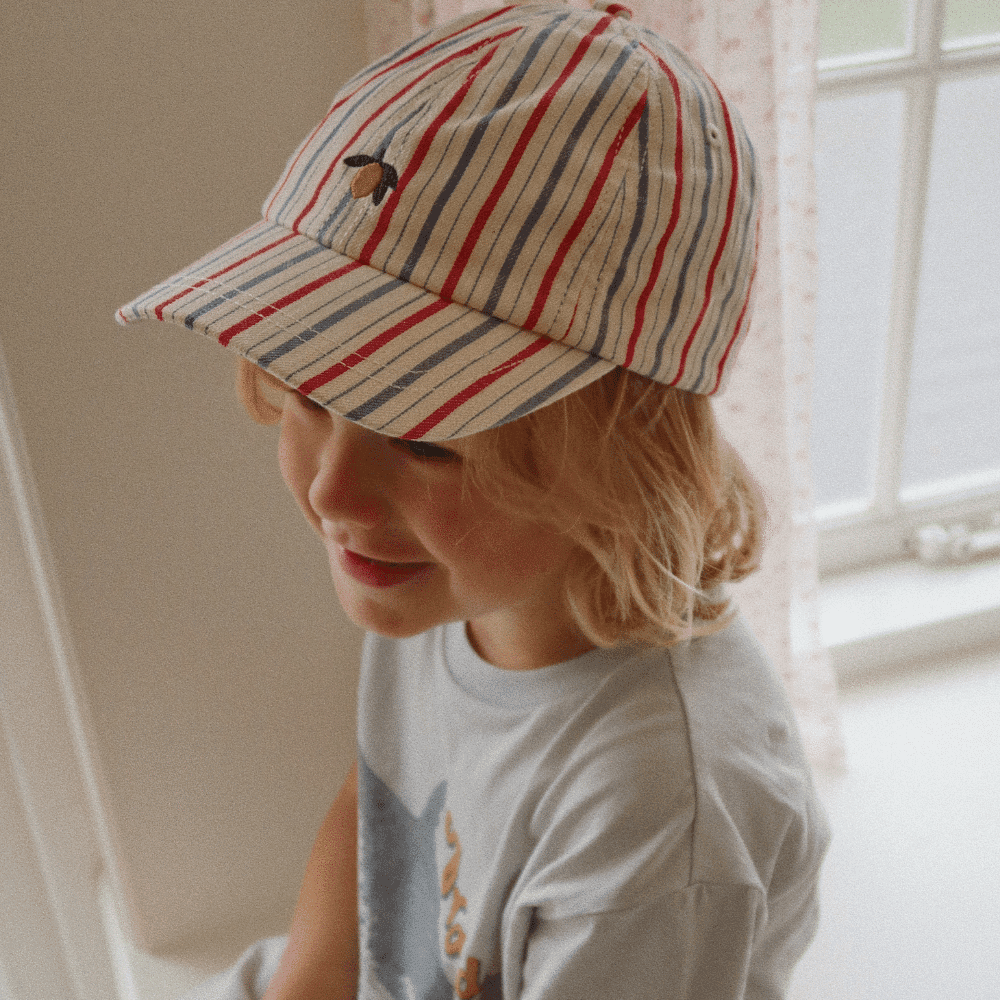 Konges Sløjd / Marlon kasket / Antique stripe — billede 3