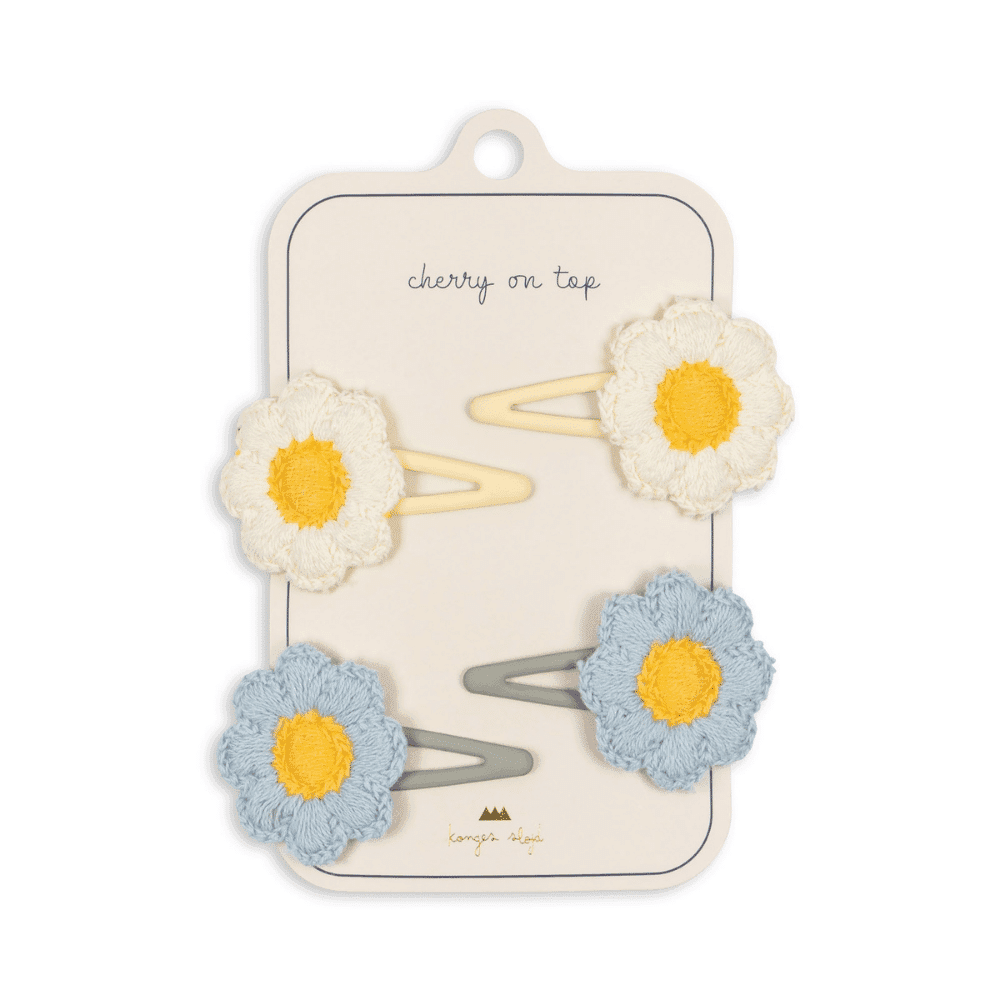 Konges Sløjd / 4 pak hårspænder / Daisy — billede 3