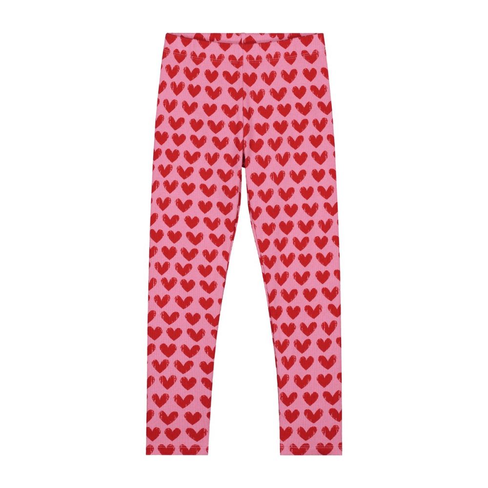 Daily Brat / Adore Leggings med hjerter / Lyserød — billede 1
