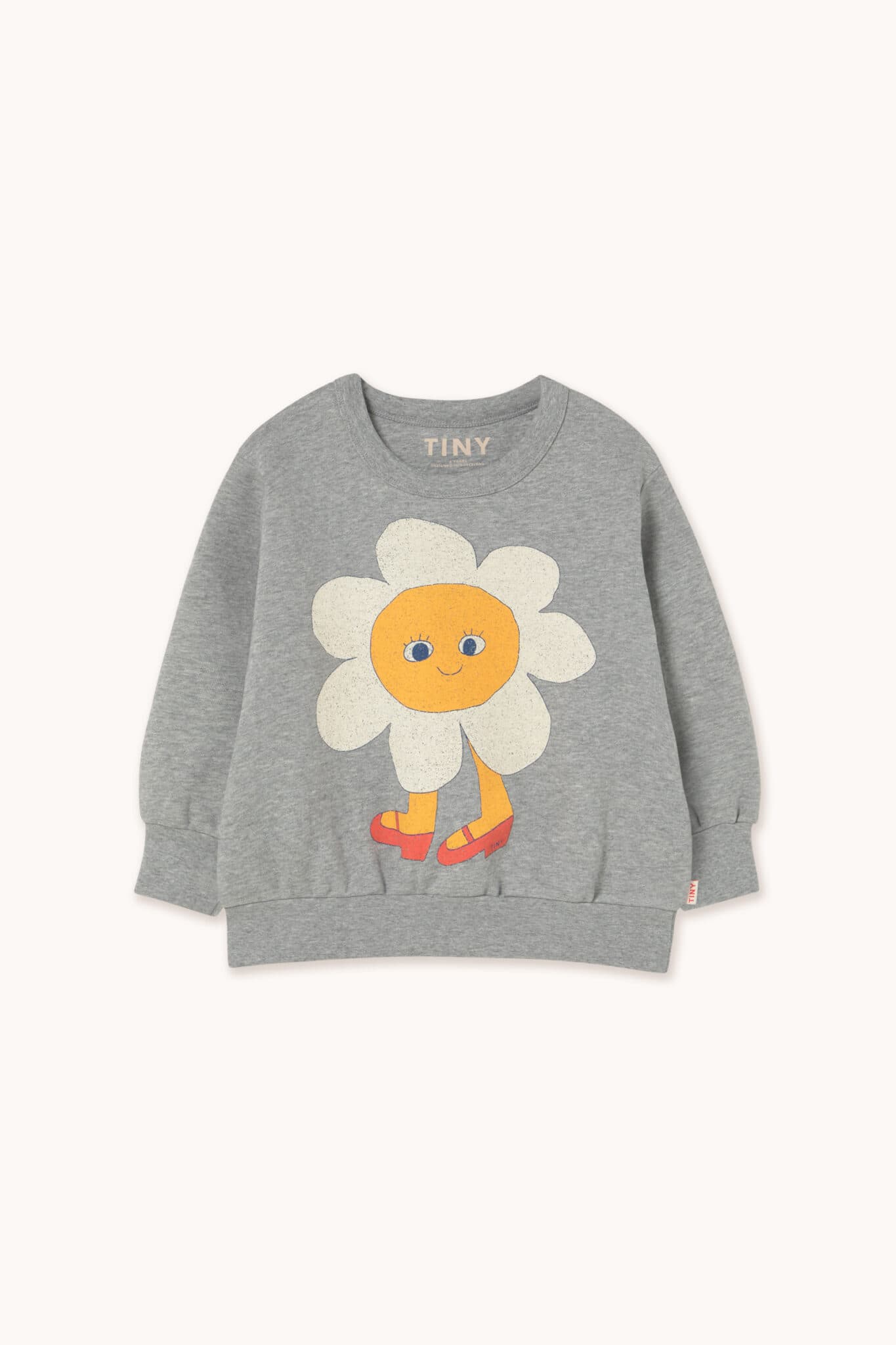 Tiny Cottons / Flower Graphic Sweatshirt / Grå — billede 1