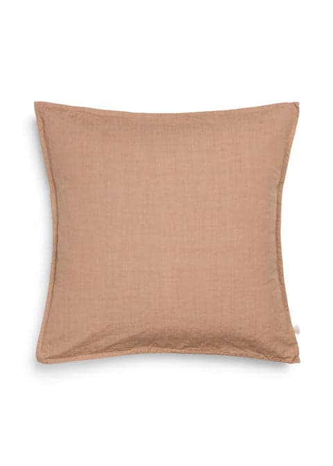 Aiayu Pillow Cotton Slub (50X50) / Light Tobacco