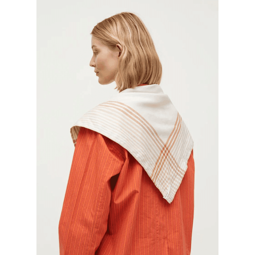 Aiayu / Electra Silketørklæde / Mix Burnt Orange — billede 1