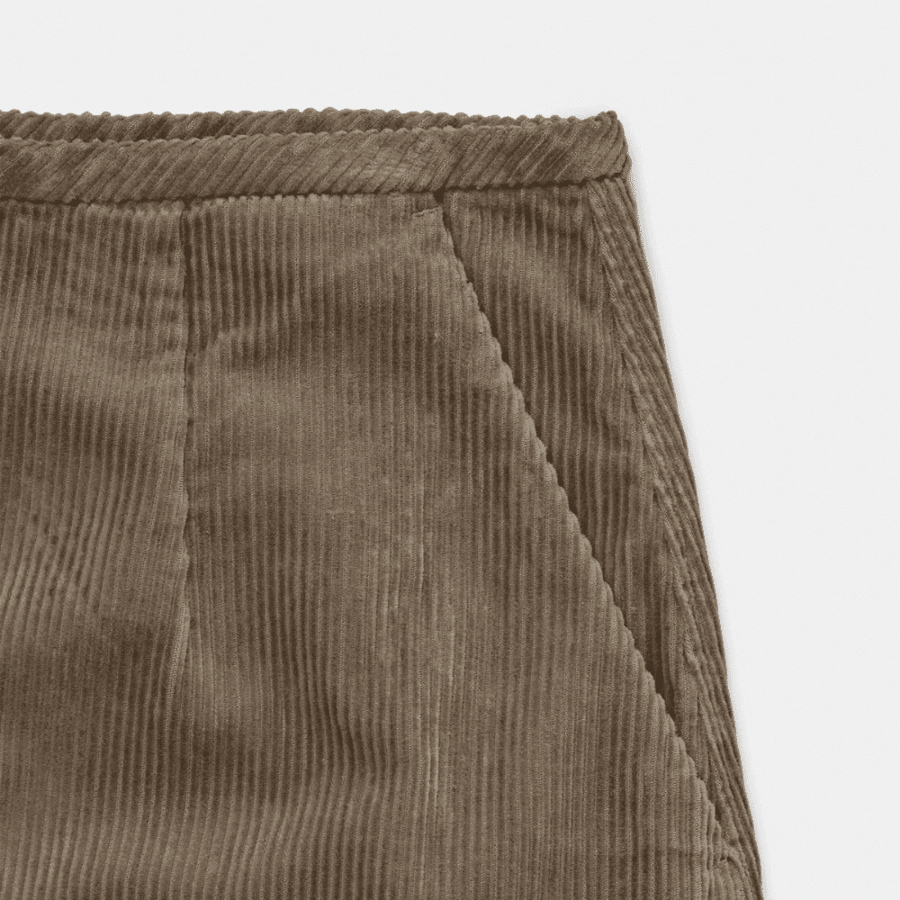 Aiayu / Mini Skirt Corduroy / Brown Khaki — billede 3