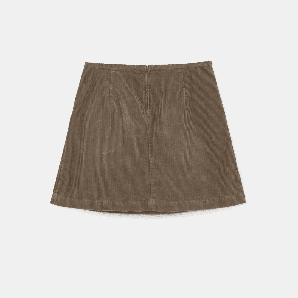 Aiayu / Mini Skirt Corduroy / Brown Khaki — billede 2