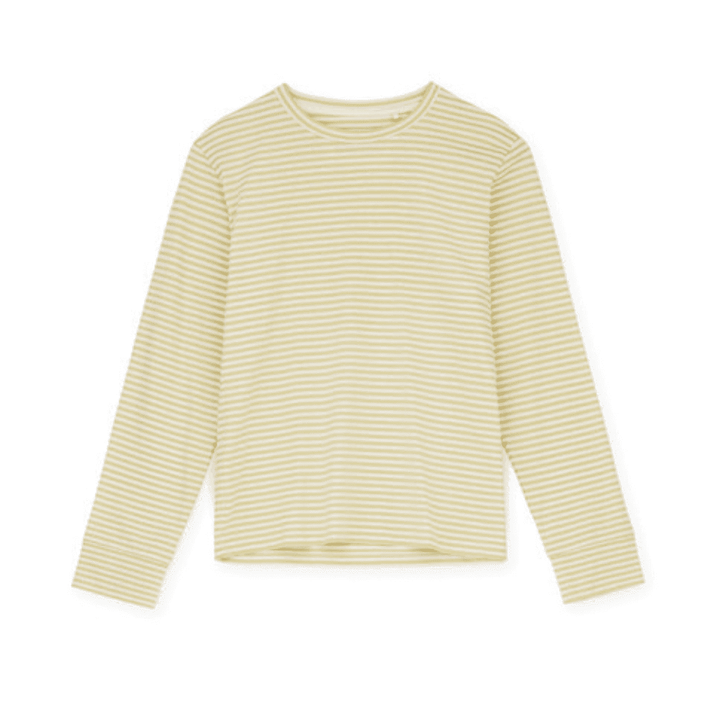 Aiayu / Rex Circular langærmet bluse / Mix Lime Juice