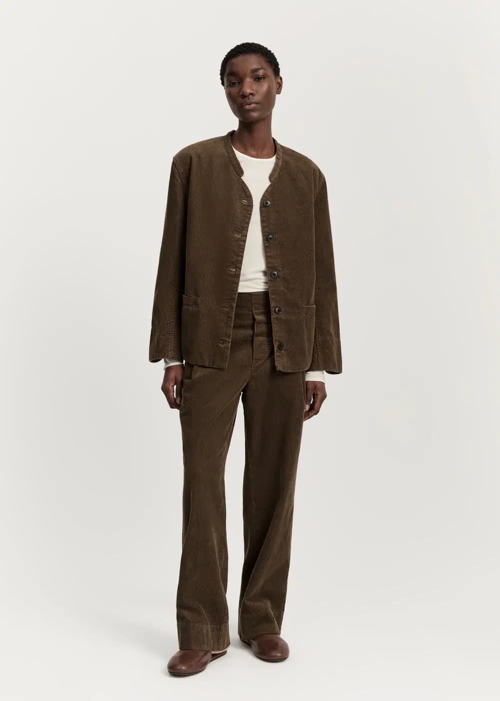Aiayu / Coco Pant Corduroy / Bark — billede 2