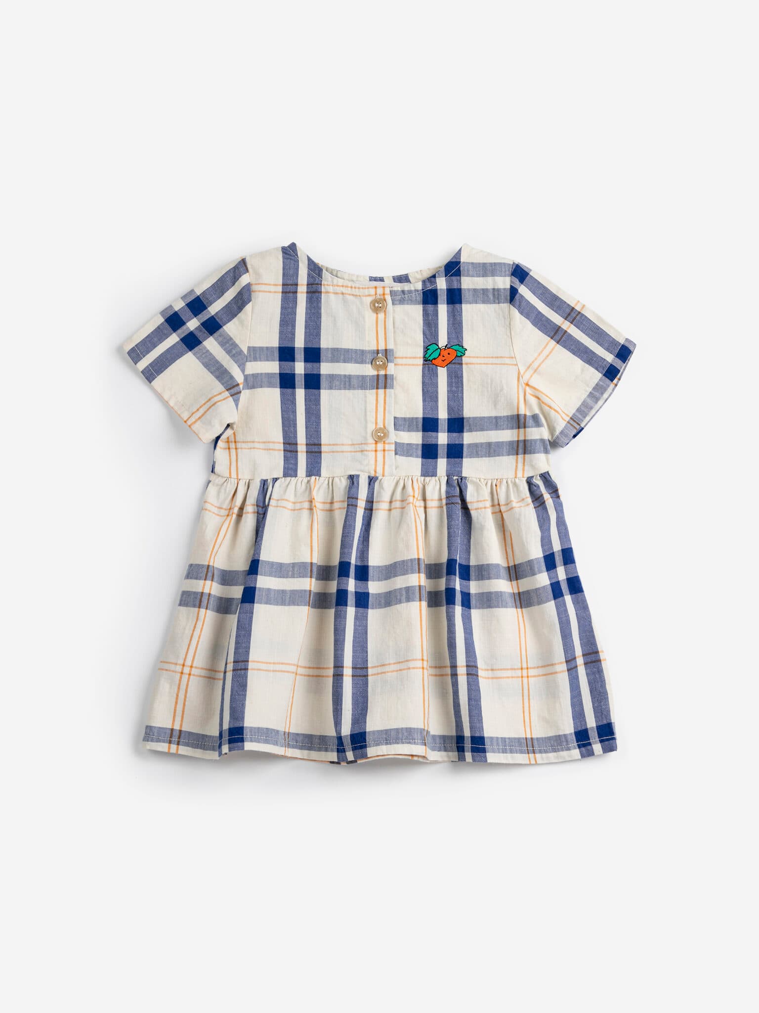 Bobo Choses / Fun Tartan ternet baby kjole