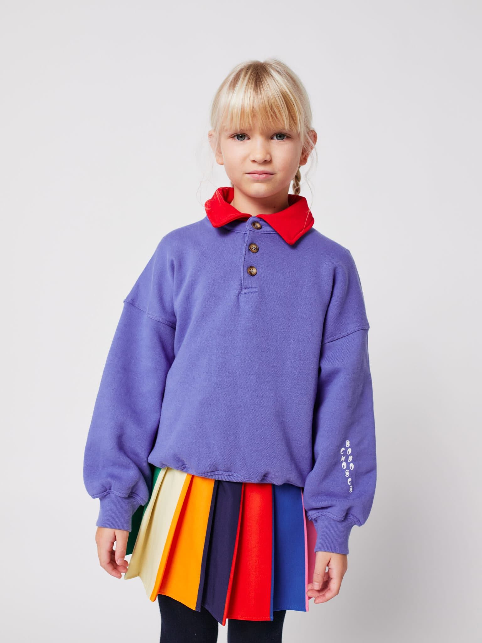 Bobo Choses / Polo sweatshirt / lilla — billede 2