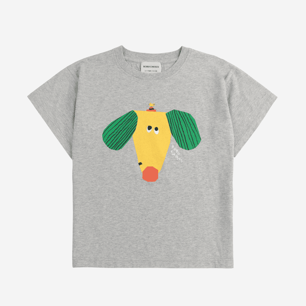 Bobo Choses / Happy Dog T-shirt / Grå — billede 2