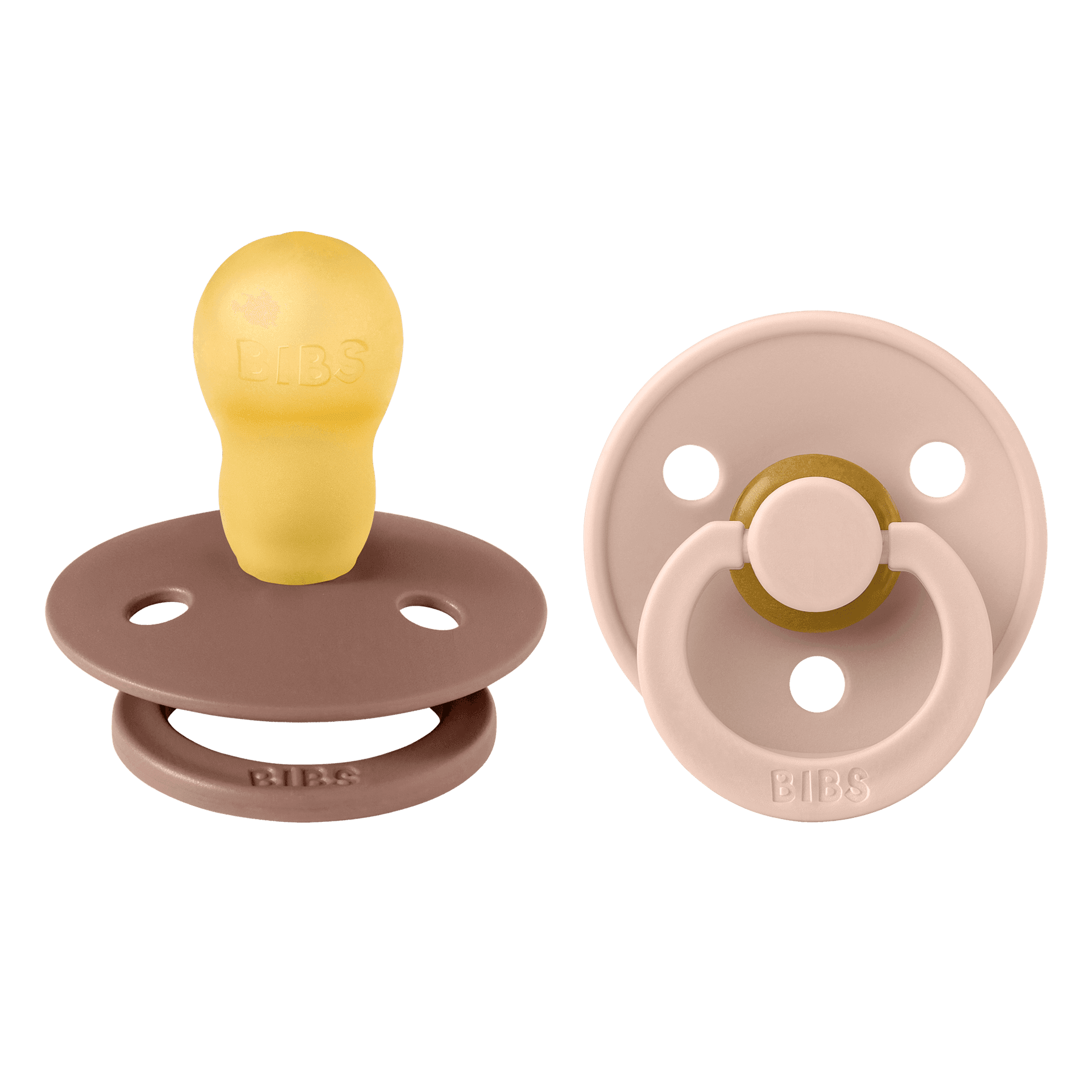 BIBS Colour 2 Pack Woodchuck/Blush