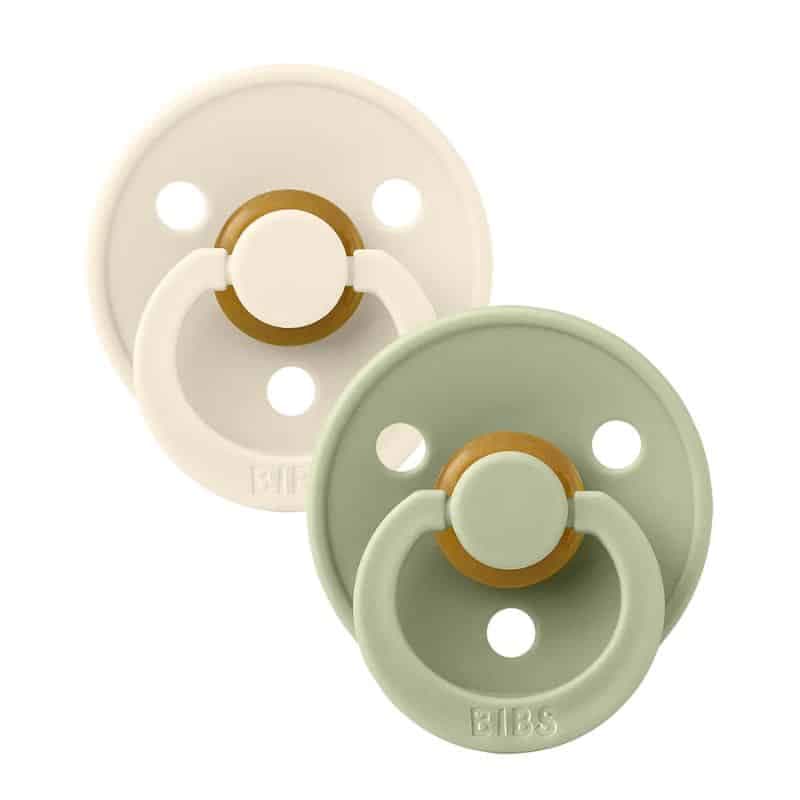 BIBS Colour 2 Pak Ivory/sage — billede 1