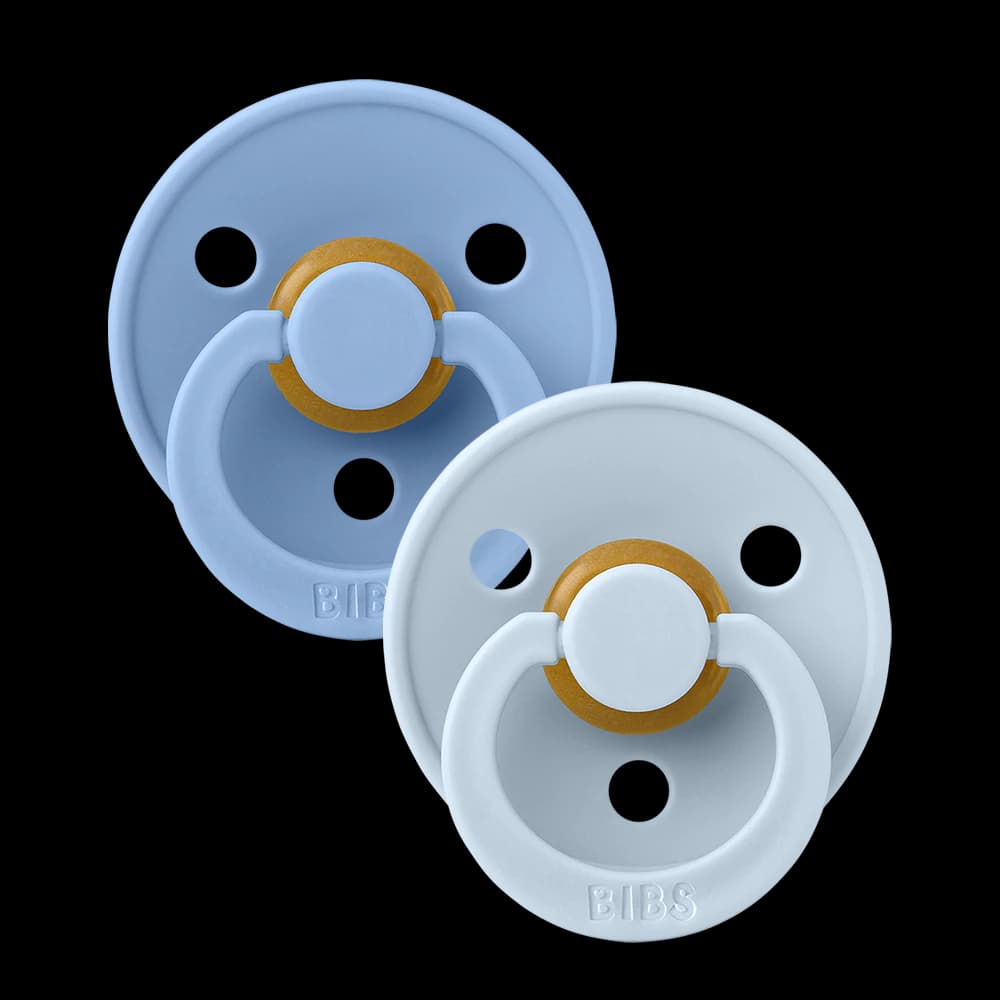 BIBS Colour 2 Pack Sky Blue/Baby Blue — billede 1