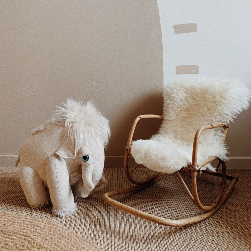 Big Stuffed / Big Albino Mammut — billede 8