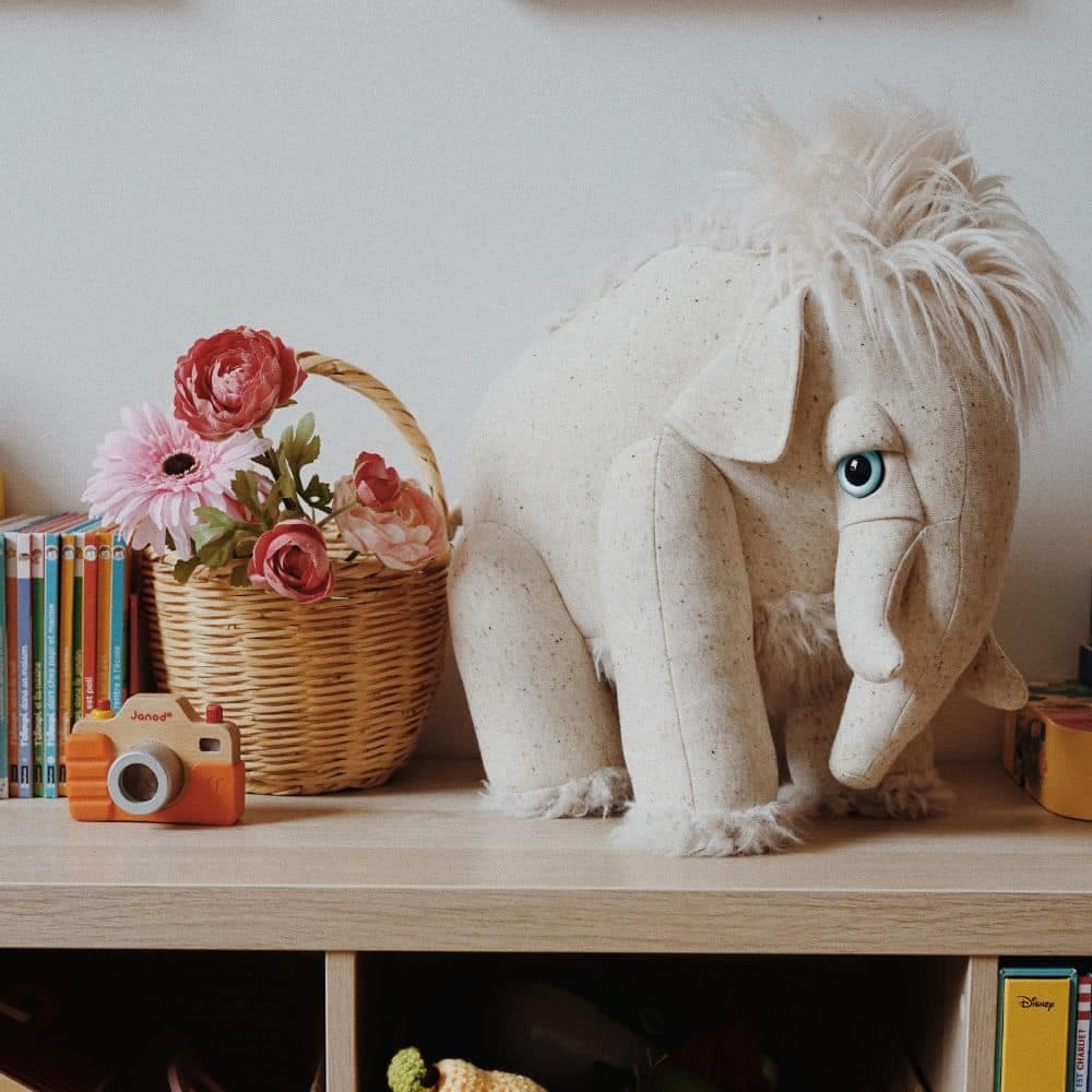 Big Stuffed / Big Albino Mammut — billede 1