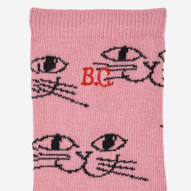 Bobo Choses / Smiling Cat over long socks — billede 2