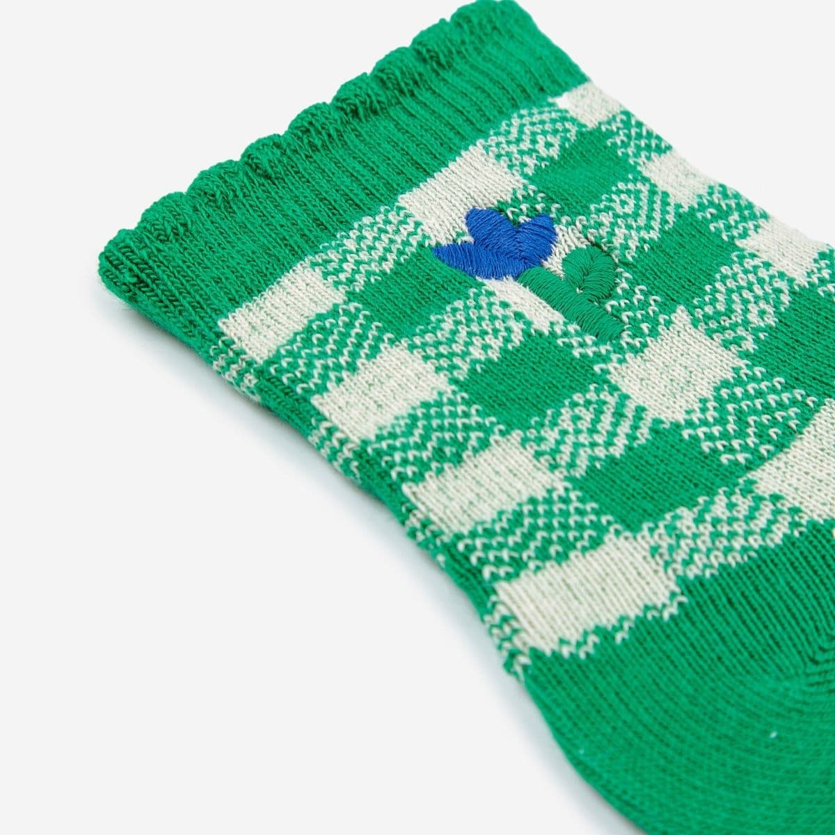 Bobo Choses / Baby Strømper / Green Vichy — billede 2