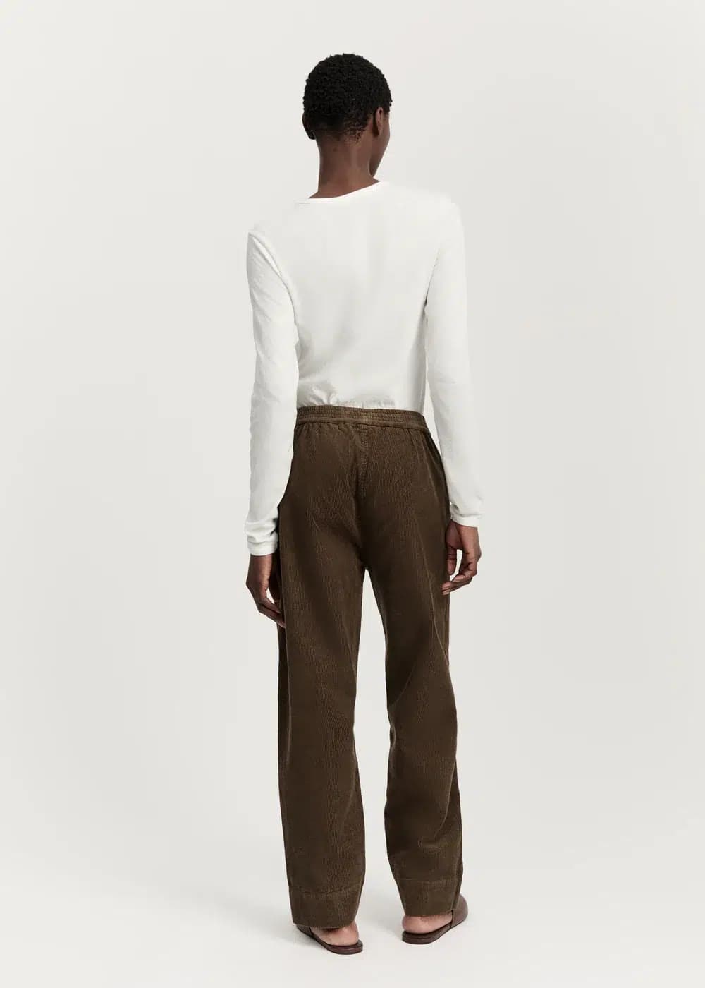 Aiayu / Coco Pant Corduroy / Bark — billede 4