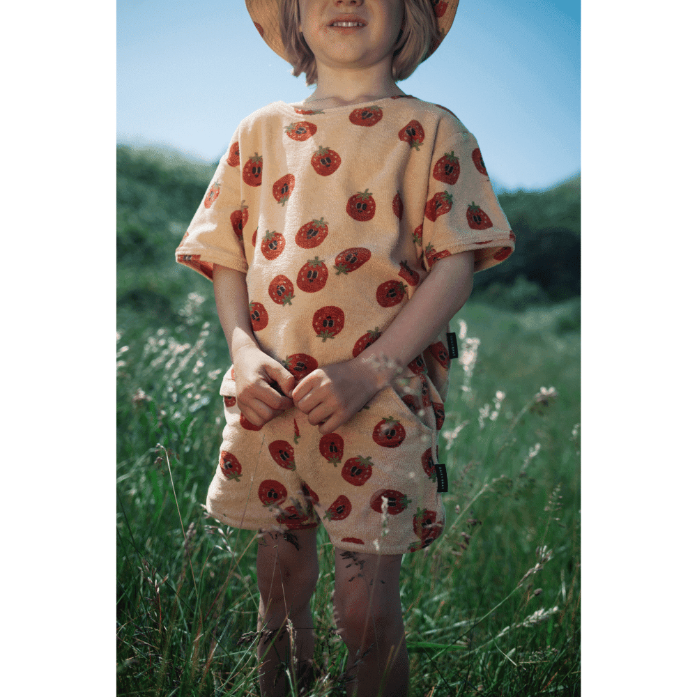 Daily Brat / Frotté t-shirt / very berry — billede 4