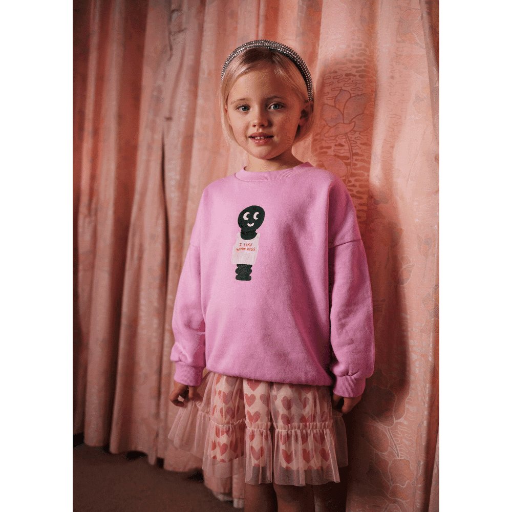 Daily Brat / I Like Worm Hugs Sweatshirt / Lyserød — billede 3