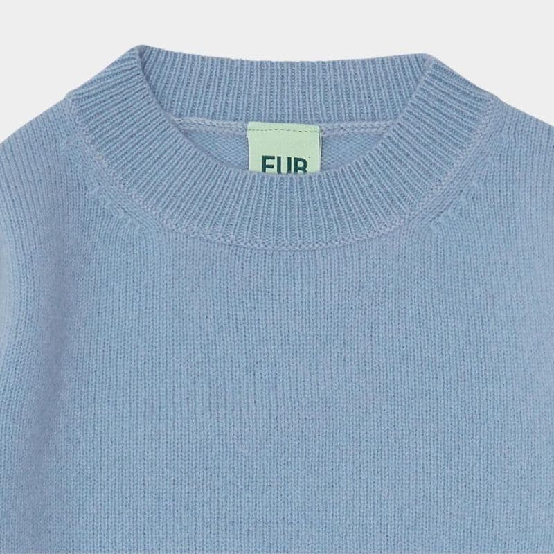 FUB / Lammeuld Børne Sweater / Sky — billede 2