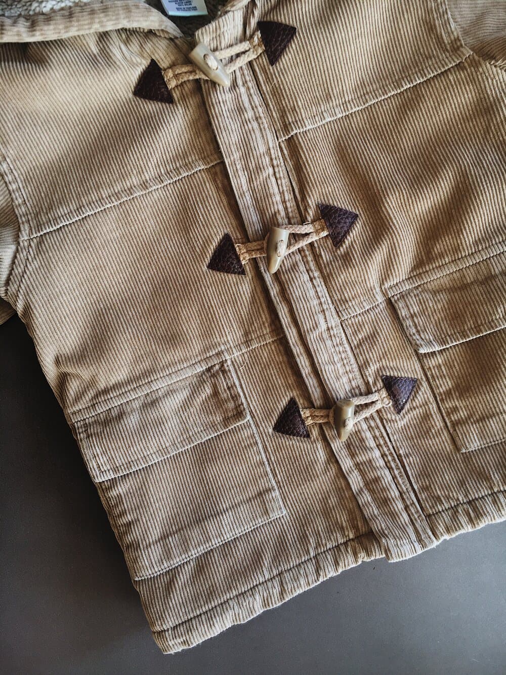 Corduroy Hooded Jacket Warm Lining — billede 5
