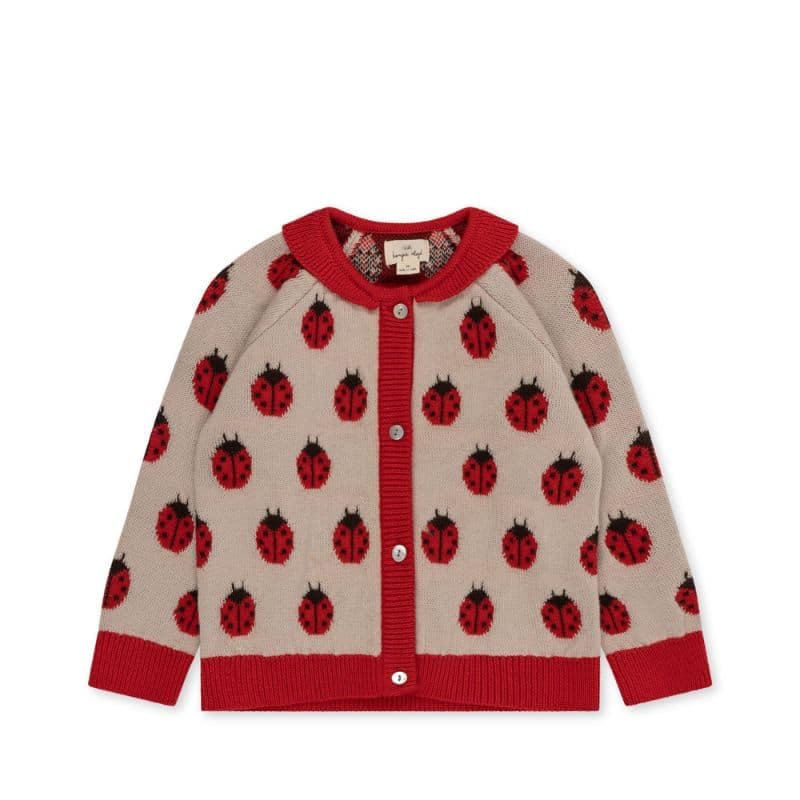 Konges Sløjd / Belou Strik Cardigan / Mariehøne — billede 1