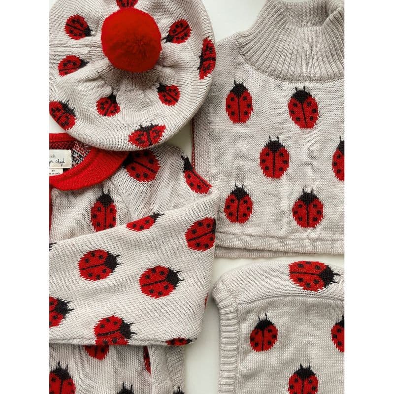 Konges Sløjd / Belou Strik Cardigan / Mariehøne — billede 6