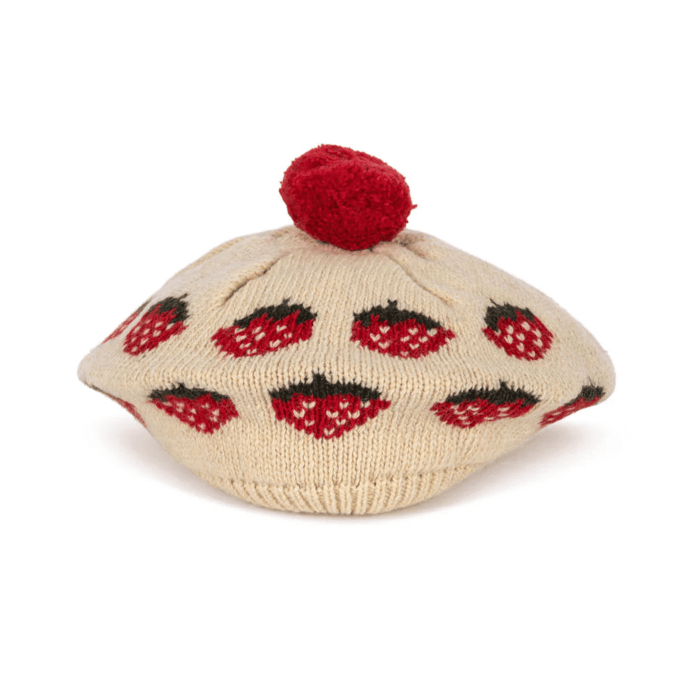 Konges Sløjd / Belou Knit Beret / Jordbær — billede 1