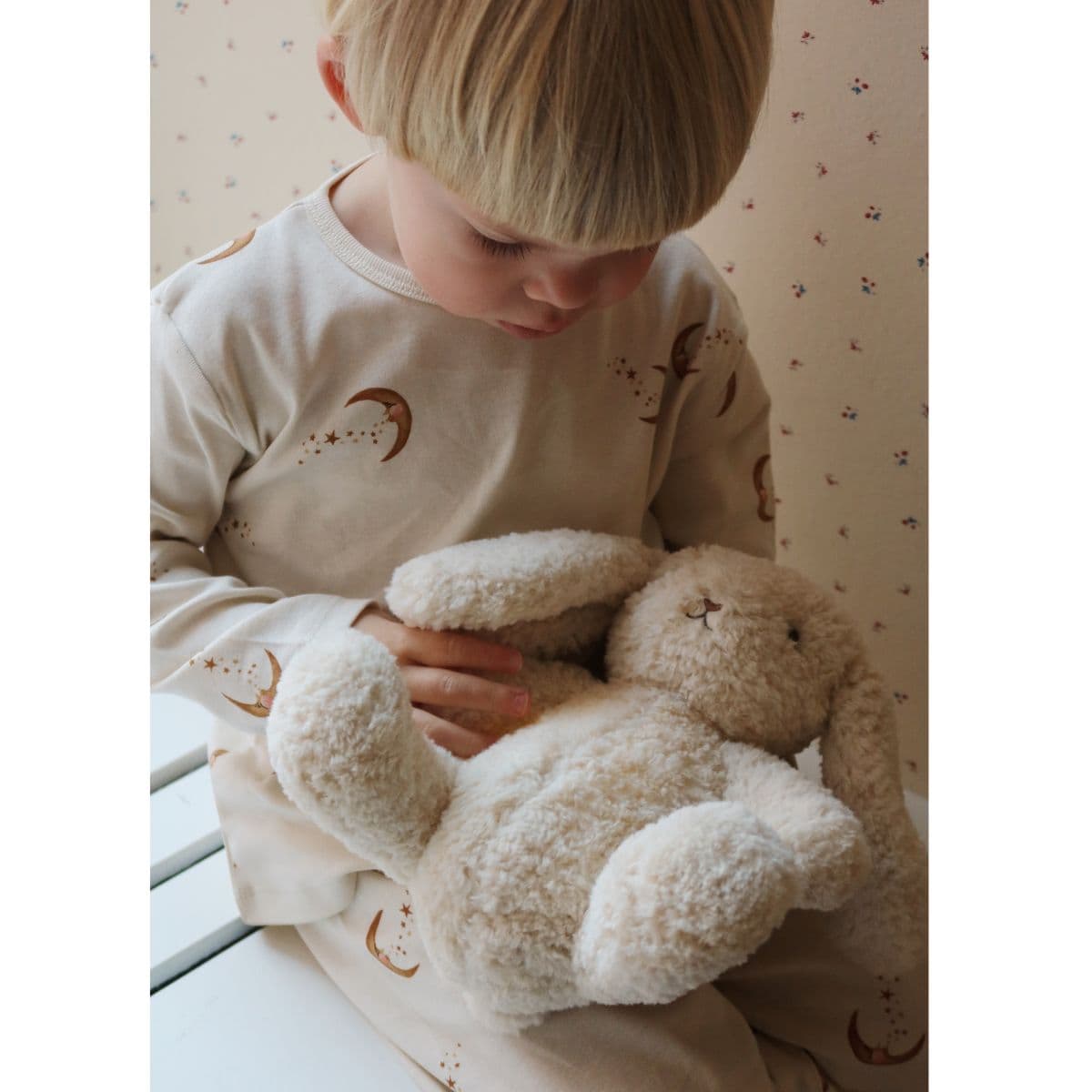 Konges Sløjd / Kanin bamse med natlampe og højttaler — billede 2