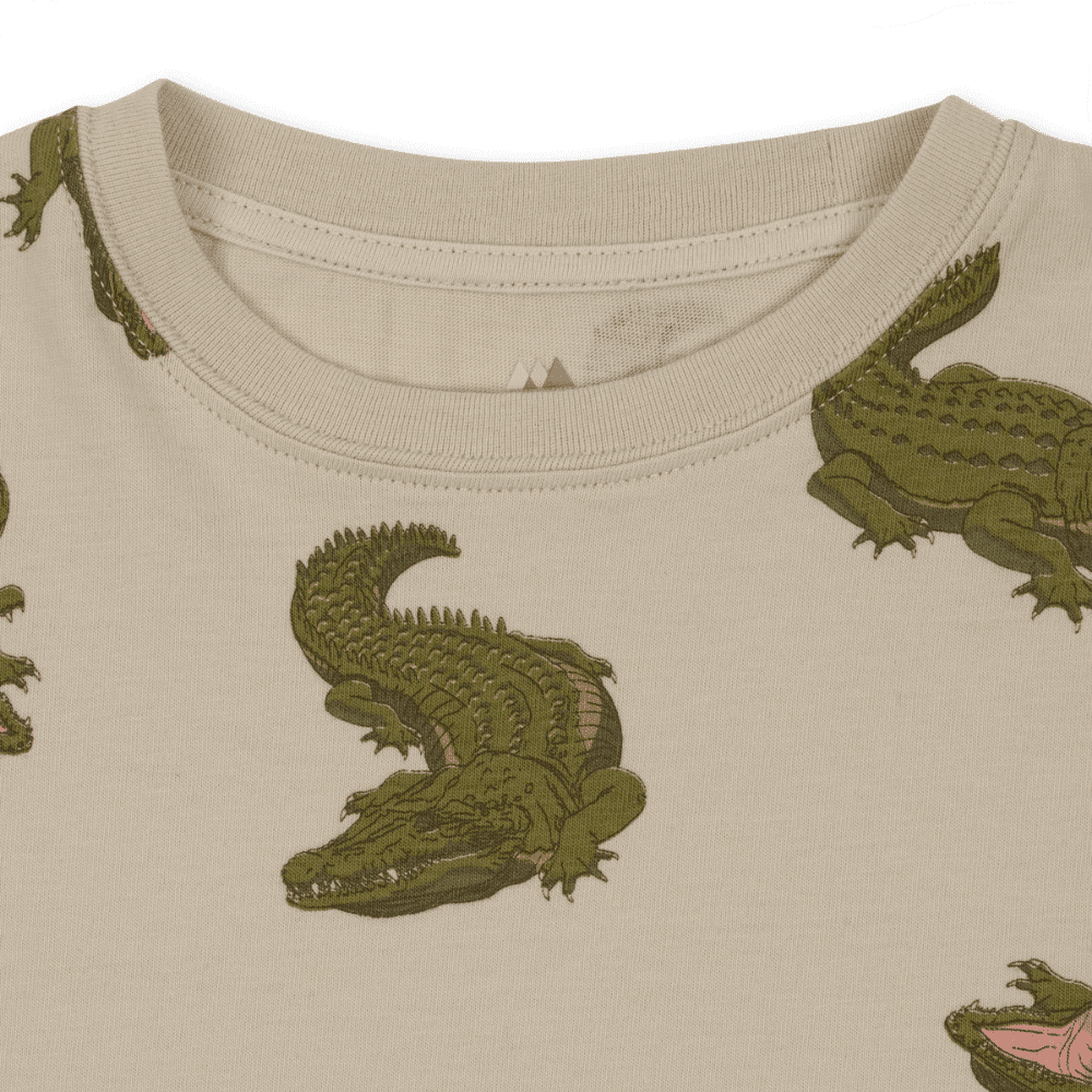 Konges Sløjd / Lin Shorts T-shirt sæt / Crocodile — billede 3