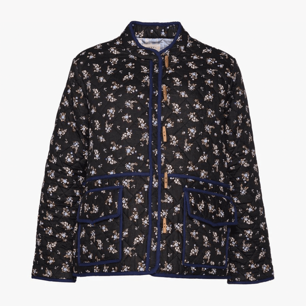 Sissel Edelbo / Adriane Quilted Jakke / Floral Black — billede 3