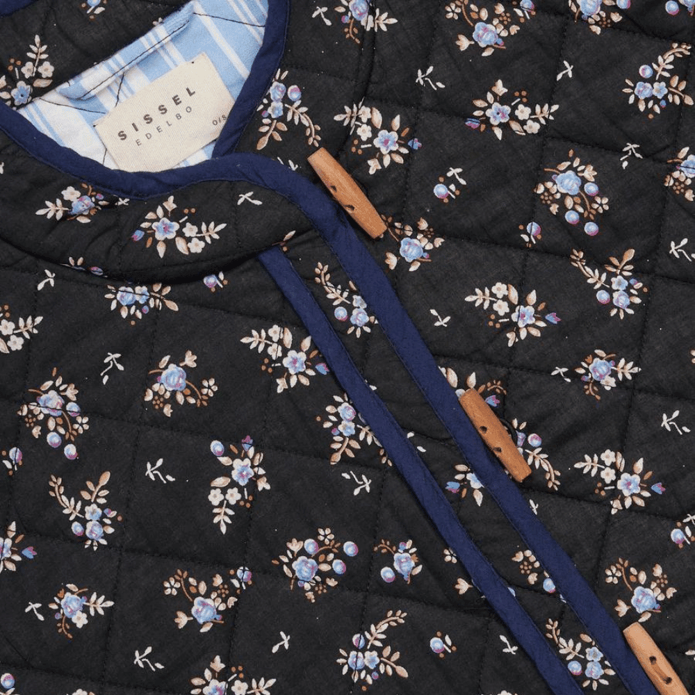 Sissel Edelbo / Adriane Quilted Jakke / Floral Black — billede 4
