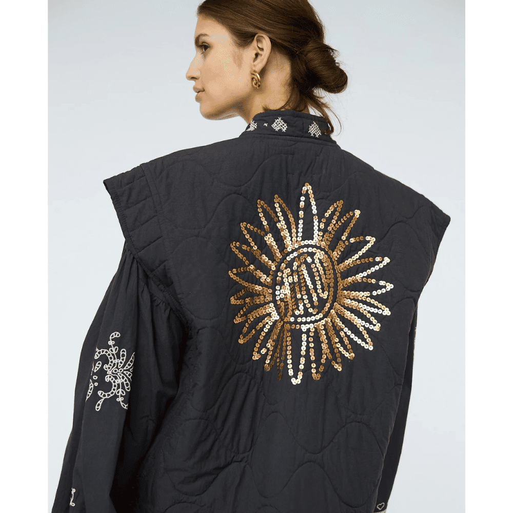 Sissel Edelbo / Calista Vest / Asphalt — billede 3