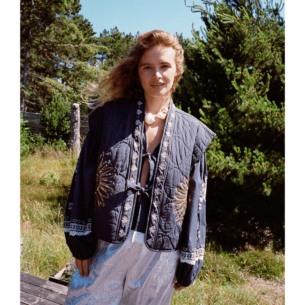 Sissel Edelbo / Calista Vest / Asphalt — billede 4