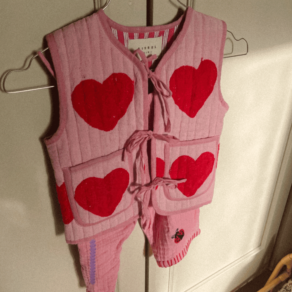 Sissel Edelbo MINI / Honey Quilted Suzani Vest — billede 3