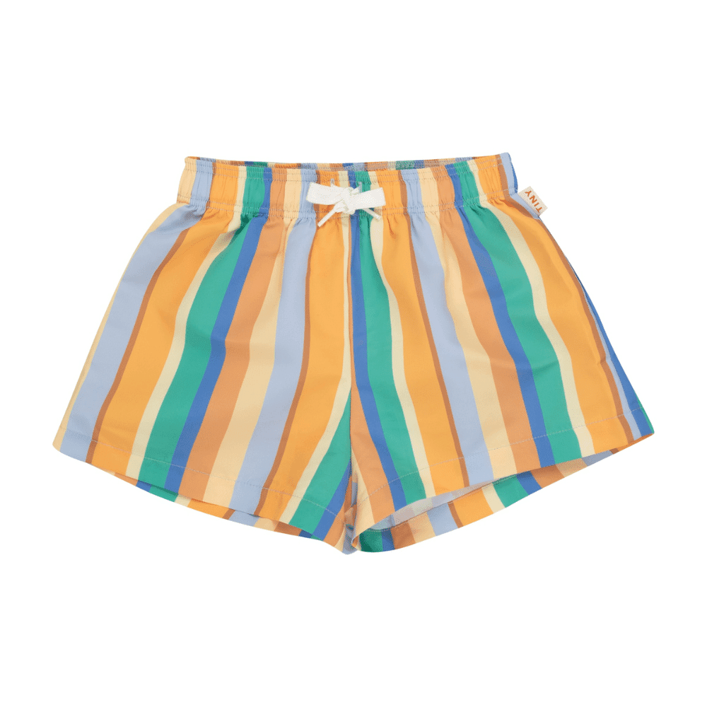 Tiny Cottons / Badeshorts / multi striber — billede 1