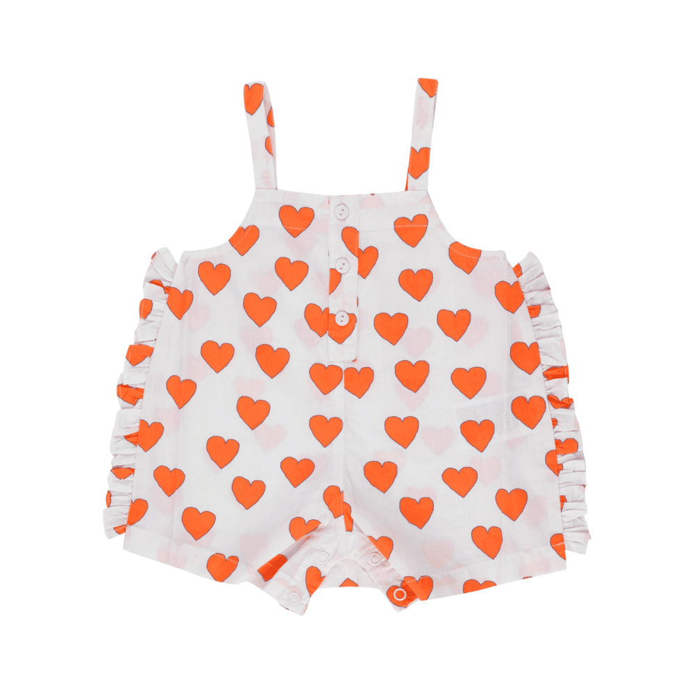 Tiny Cottons / Sommerdragt med hjerter — billede 1