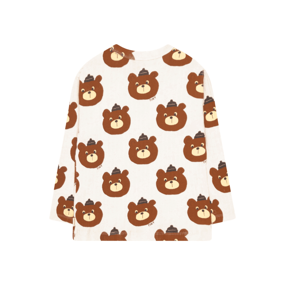 Tiny Cottons / Langærmet rib bluse / Bjørne — billede 2