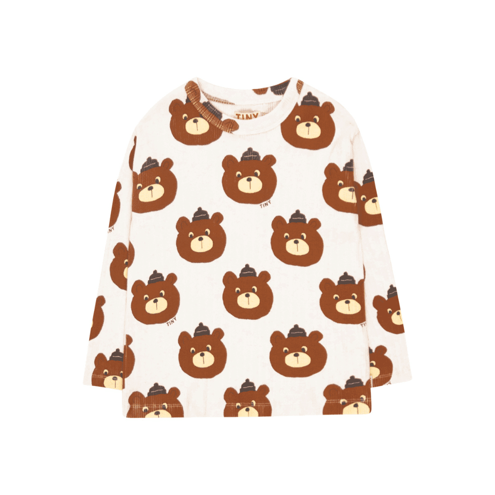 Tiny Cottons / Langærmet rib bluse / Bjørne — billede 1