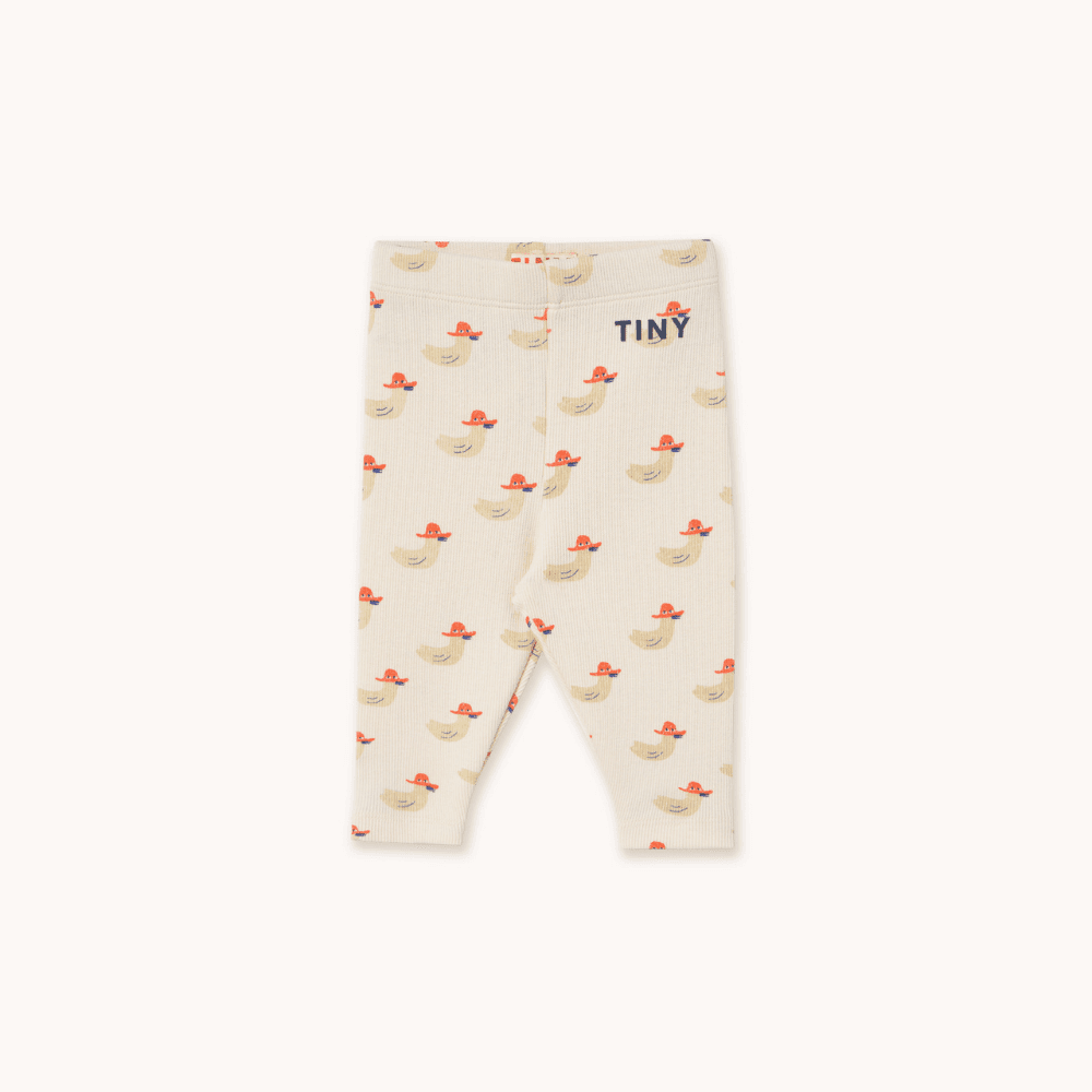 Tiny Cottons / Rib Leggings / Ænder — billede 1