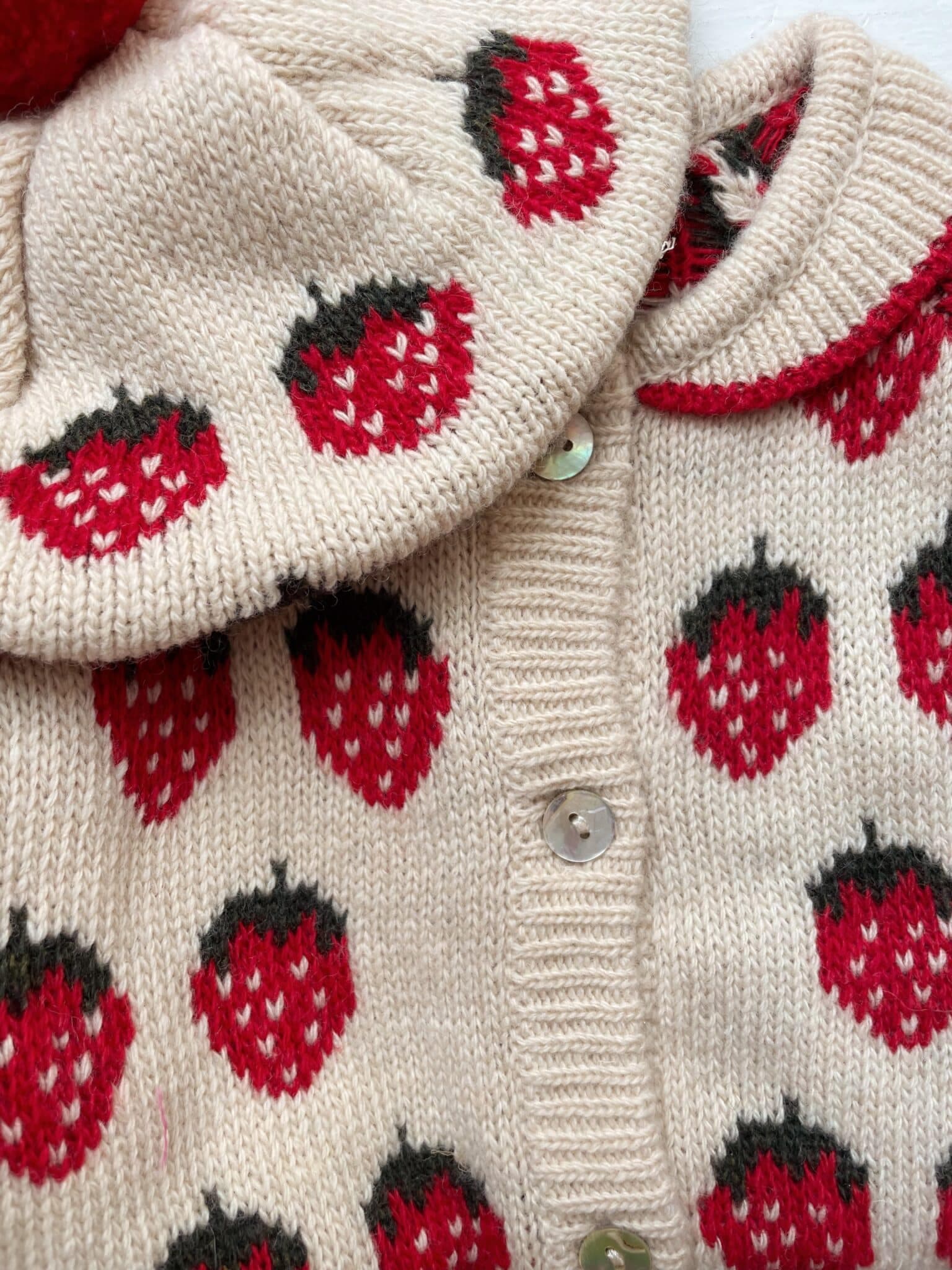 Konges Sløjd / Belou Jordbær Cardigan — billede 6