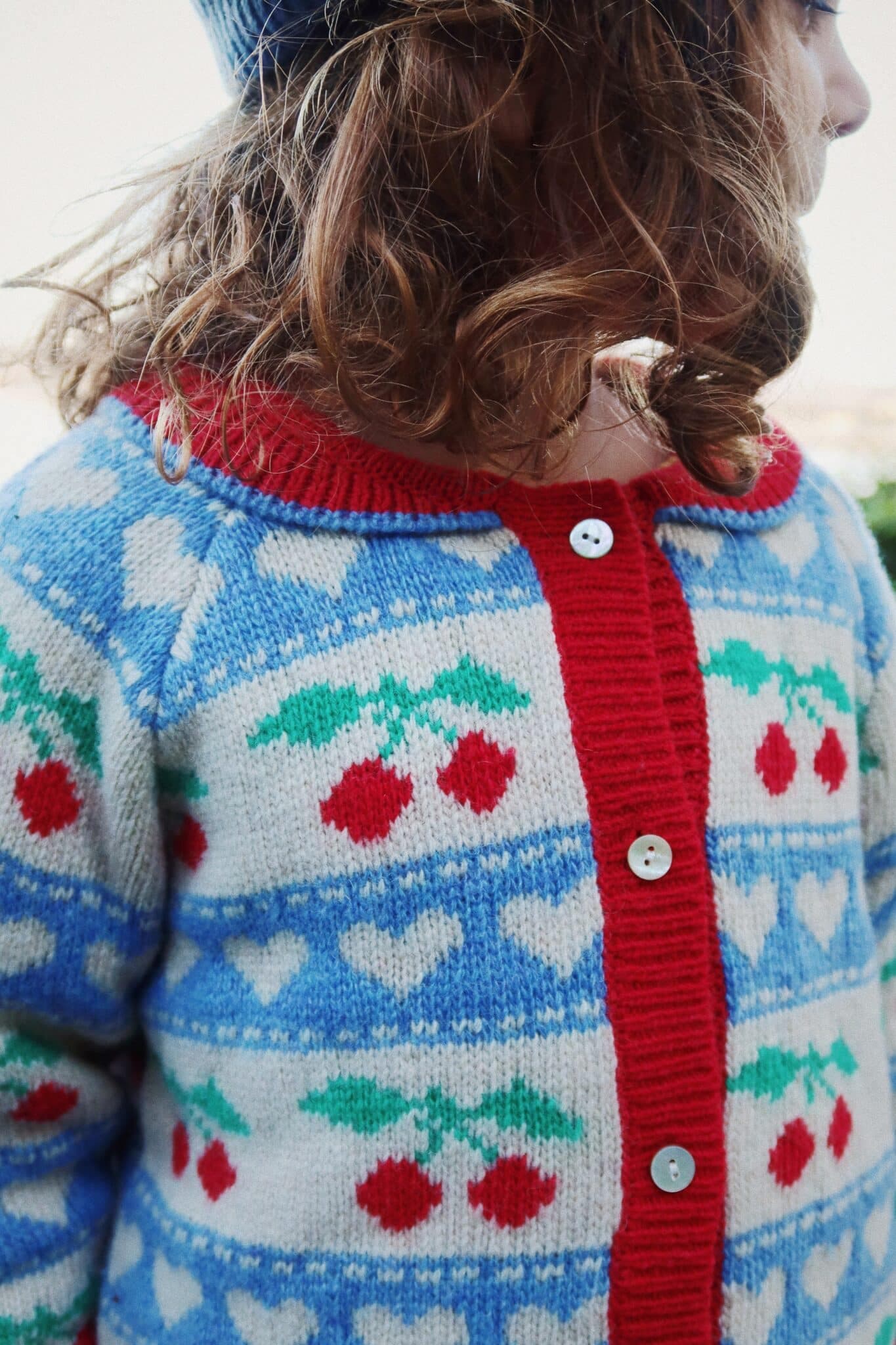 Konges Sløjd / Belou Cherry Stripe Cardigan — billede 4