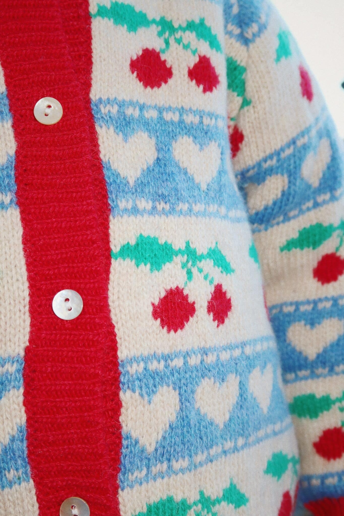 Konges Sløjd / Belou Cherry Stripe Cardigan — billede 5