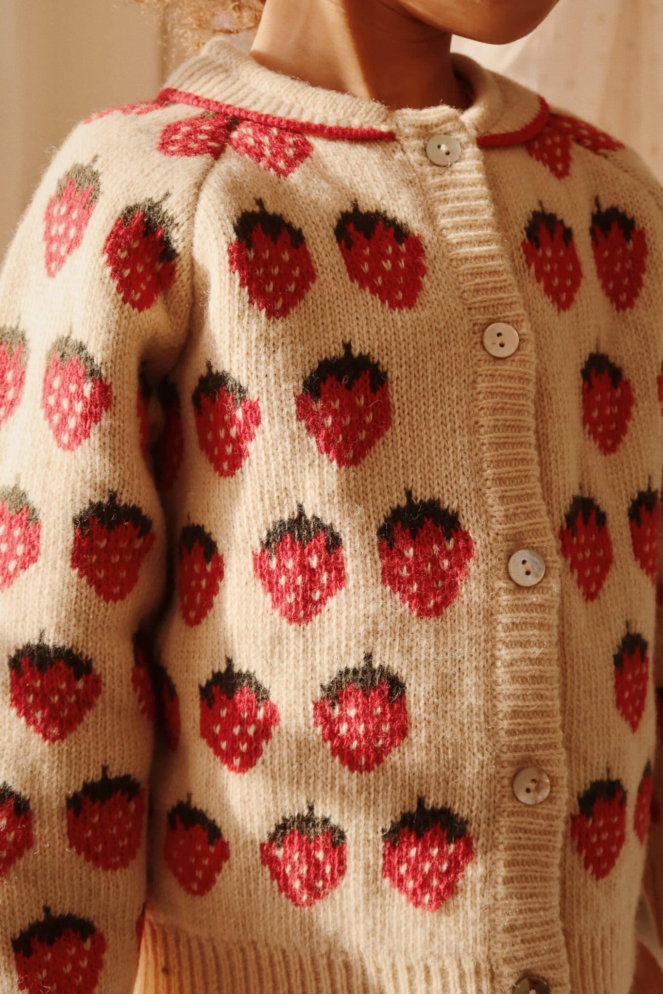 Konges Sløjd / Belou Jordbær Cardigan — billede 4