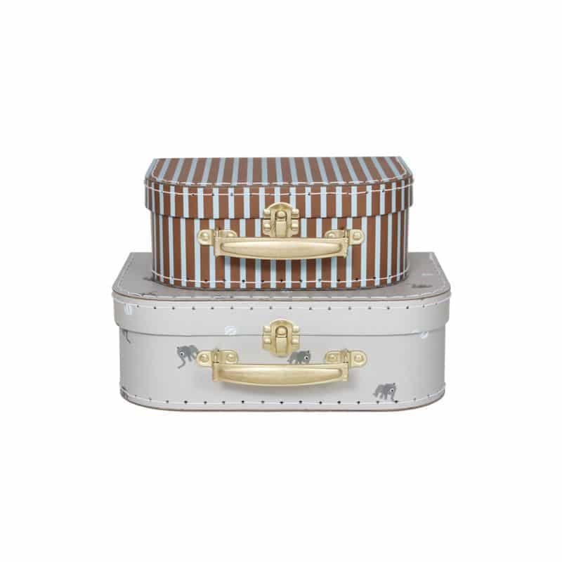 OYOY MINI / Mini Kuffert sæt / Elephant & Stripe — billede 1
