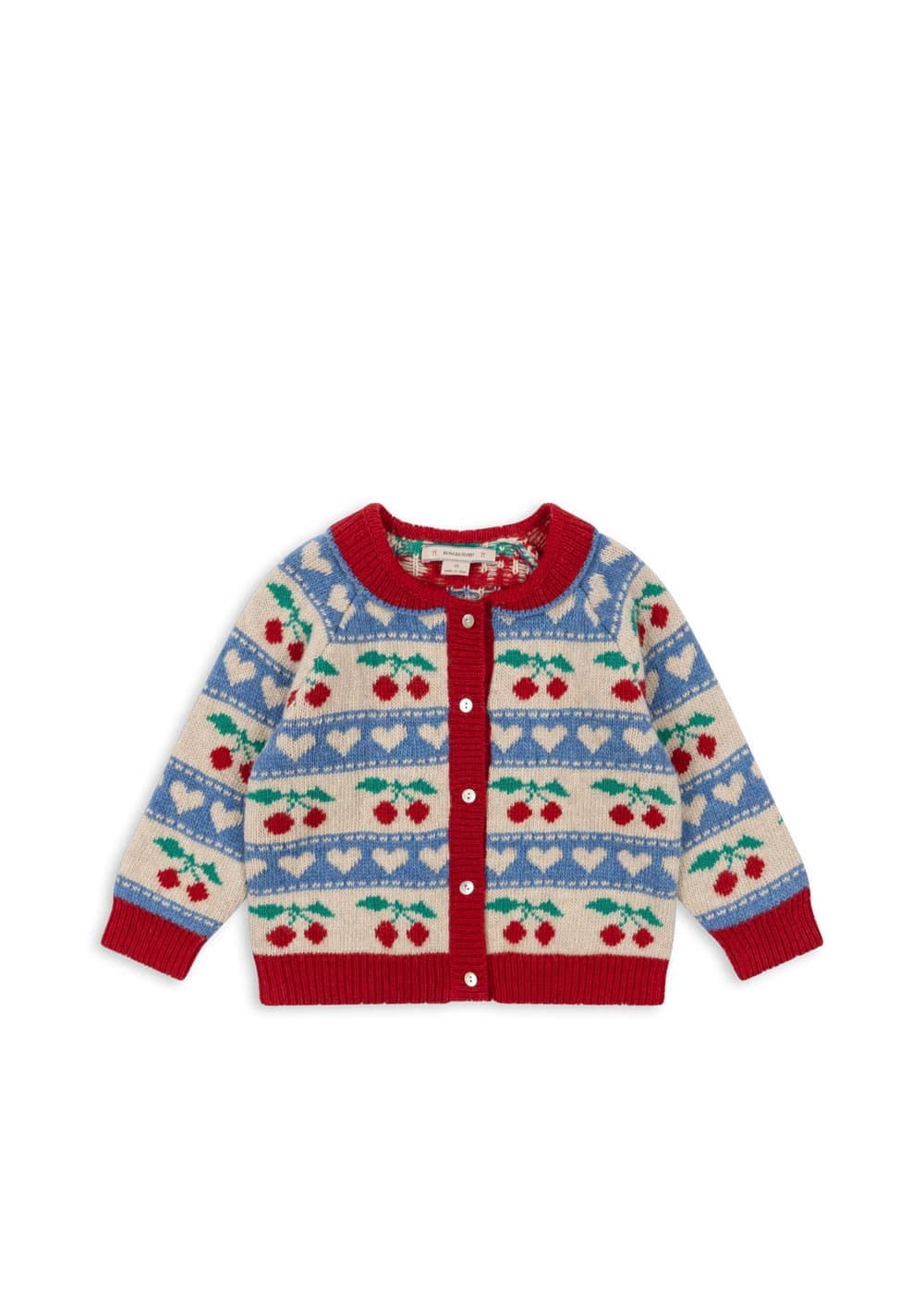 Konges Sløjd / Belou Cherry Stripe Cardigan — billede 1