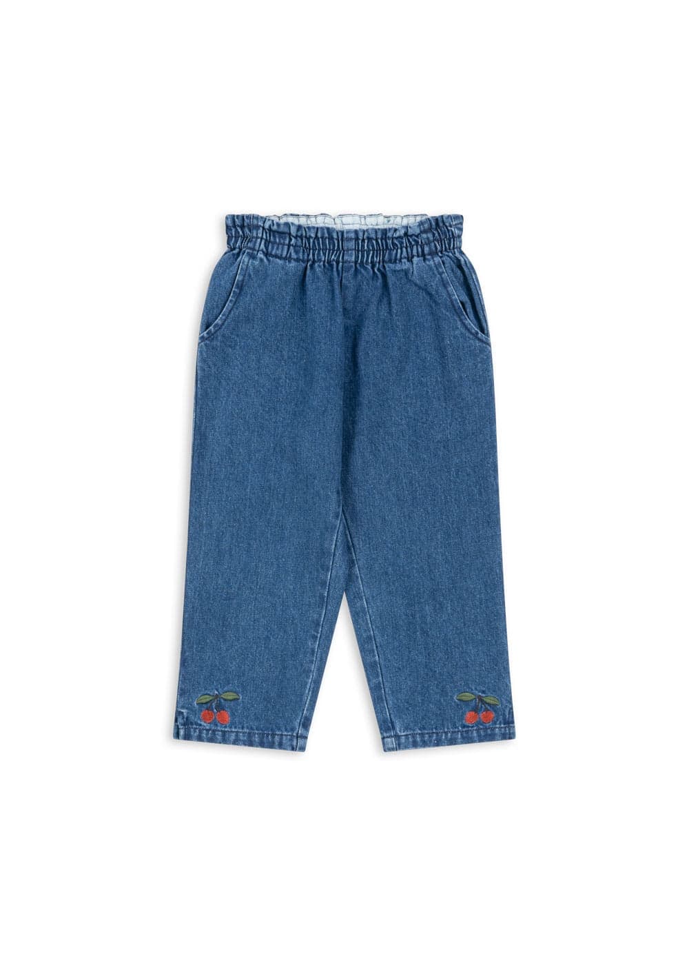 Konges Sløjd / Magot Frill Denim Bukser / Cherry — billede 1