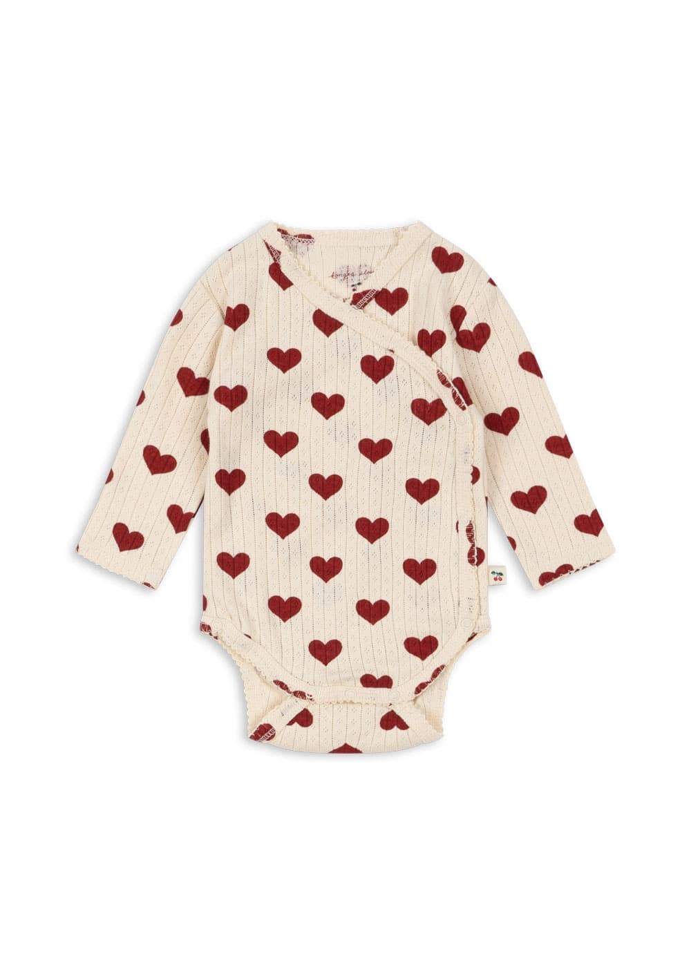 Konges Sløjd / Minnie newborn body med hjerter